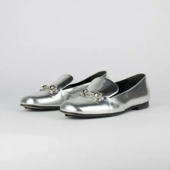 Gucci Metallic Horsebit Loafers - Picture 3 of 11